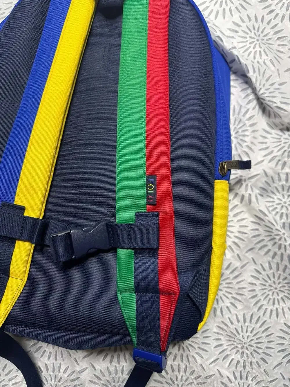 Polo Ralph Lauren Colorblock Backpack with Laptop Sleeve Multi